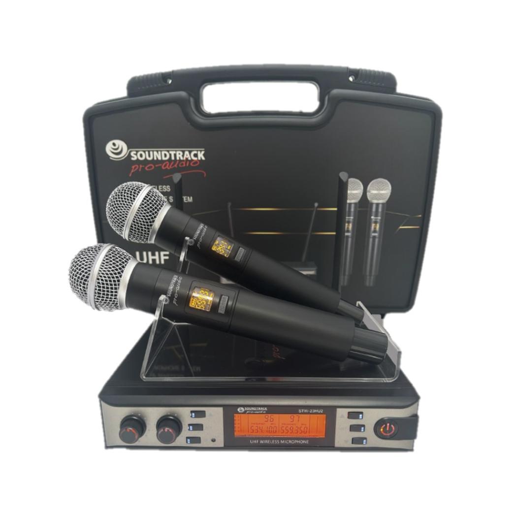 Foto 3 | Micrófono Inalámbrico Soundtrack Stw-23hu2  Xlr  Cardioide  Dinámico