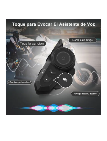 Foto 5 pulgar | Audífono Intercomunicación con Bluetooth