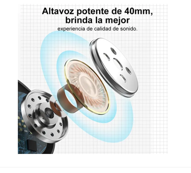 Foto 3 pulgar | Audífono Intercomunicación con Bluetooth