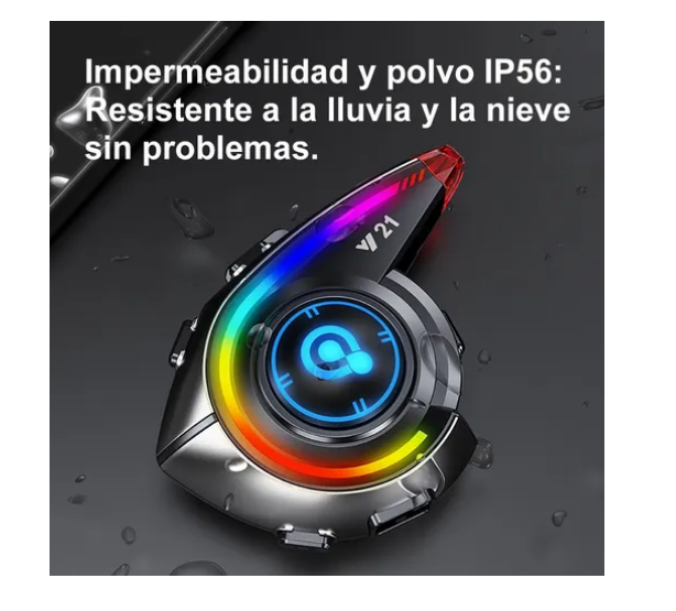 Foto 4 pulgar | Audífono Intercomunicación con Bluetooth