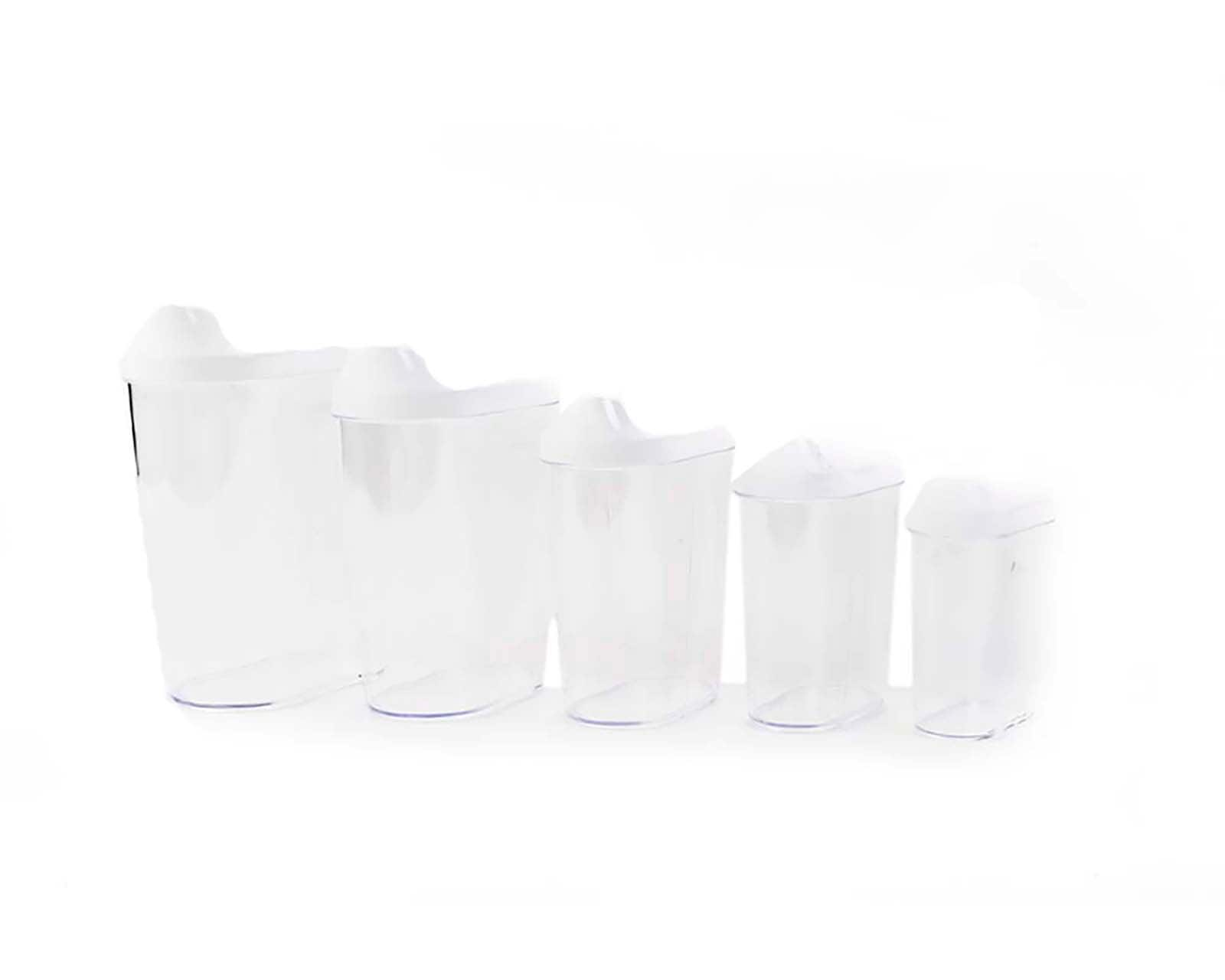 Set De 5 Contenedores de Plástico Good & Good M82-ra0001 Blanco $2,468