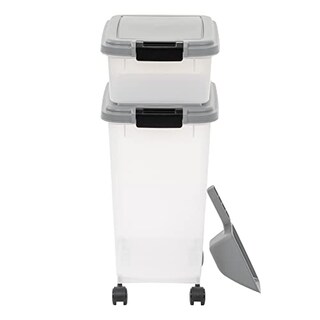 Foto 3 | Recipiente Hermético De Almacenamiento De Comida Para Perros Amazon Basics De 3 Piezas - Venta Internacional.