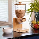 Dispensador De Cereales Honey Can Do Bamboo Natural, 500 Ml - Venta Internacional.