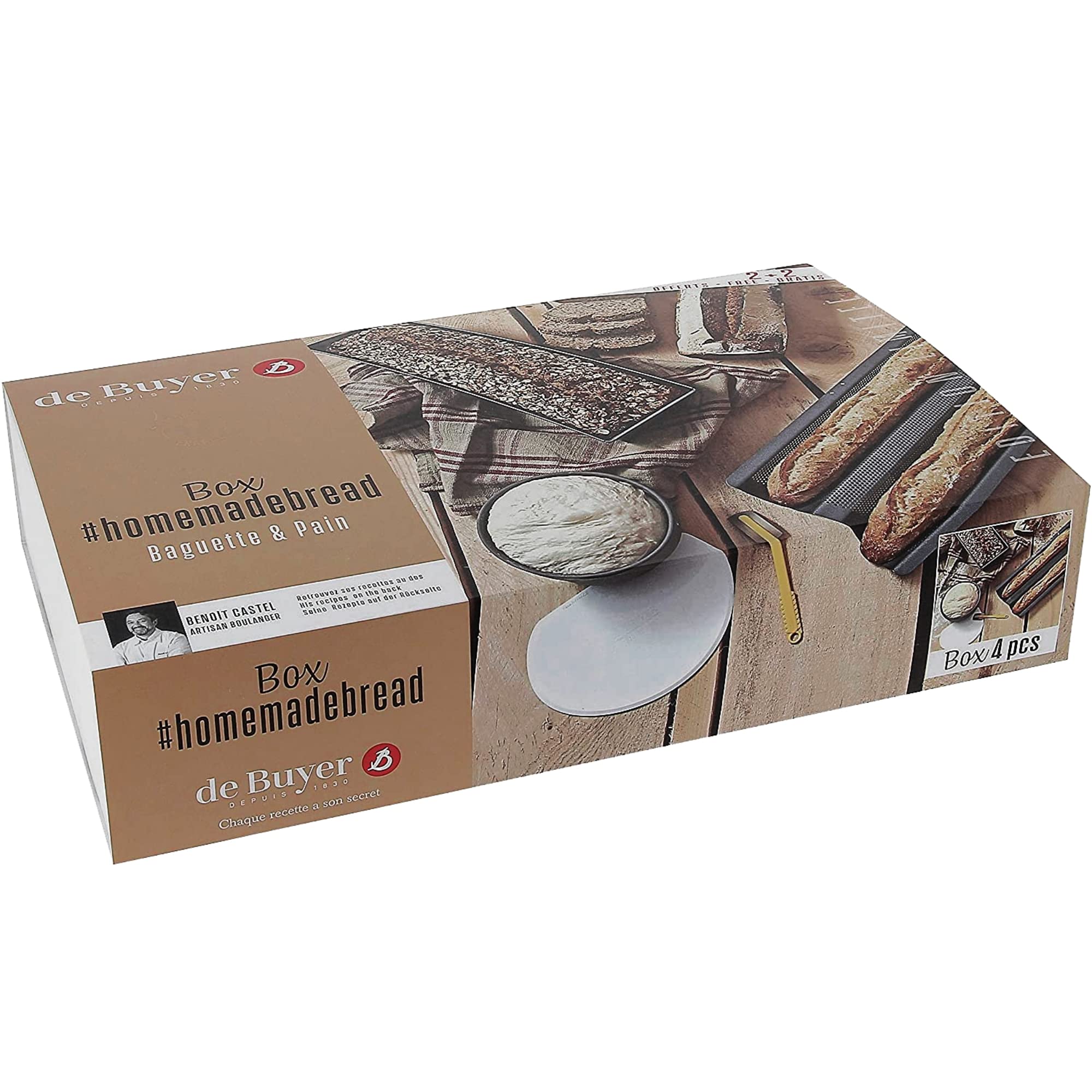 Foto 2 pulgar | Bread Baking Box De Buyer  Kit Para Hacer Pan Hecho En Francia - Venta Internacional.