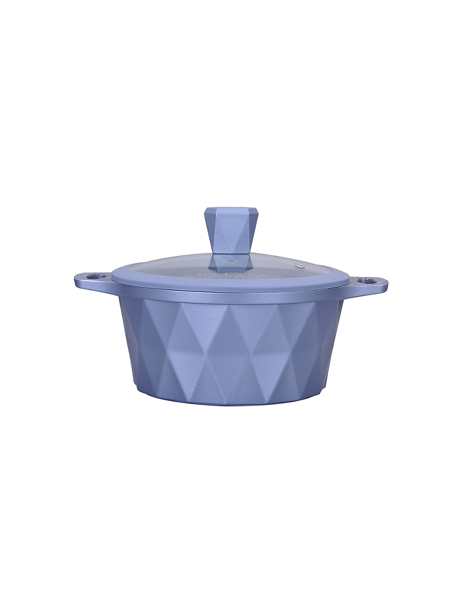 Foto 5 | Batería de Cocina Kochstelle Serenity color Azul con Mármol Antiadherente