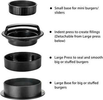 Foto 3 | Moldes Para Hamburguesas Antiadherente Desmontable