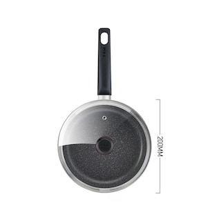 Foto 2 | Cacerola T-Fal B5782482 color Negro 20 Centímetros