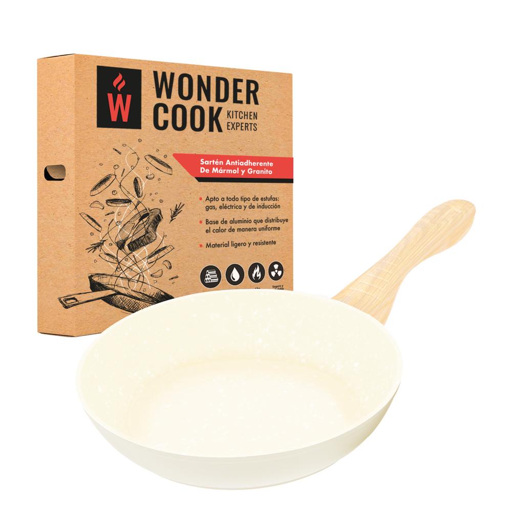 Sartén Antiadherente de Mármol y Granito Wonder Cook 20 cm