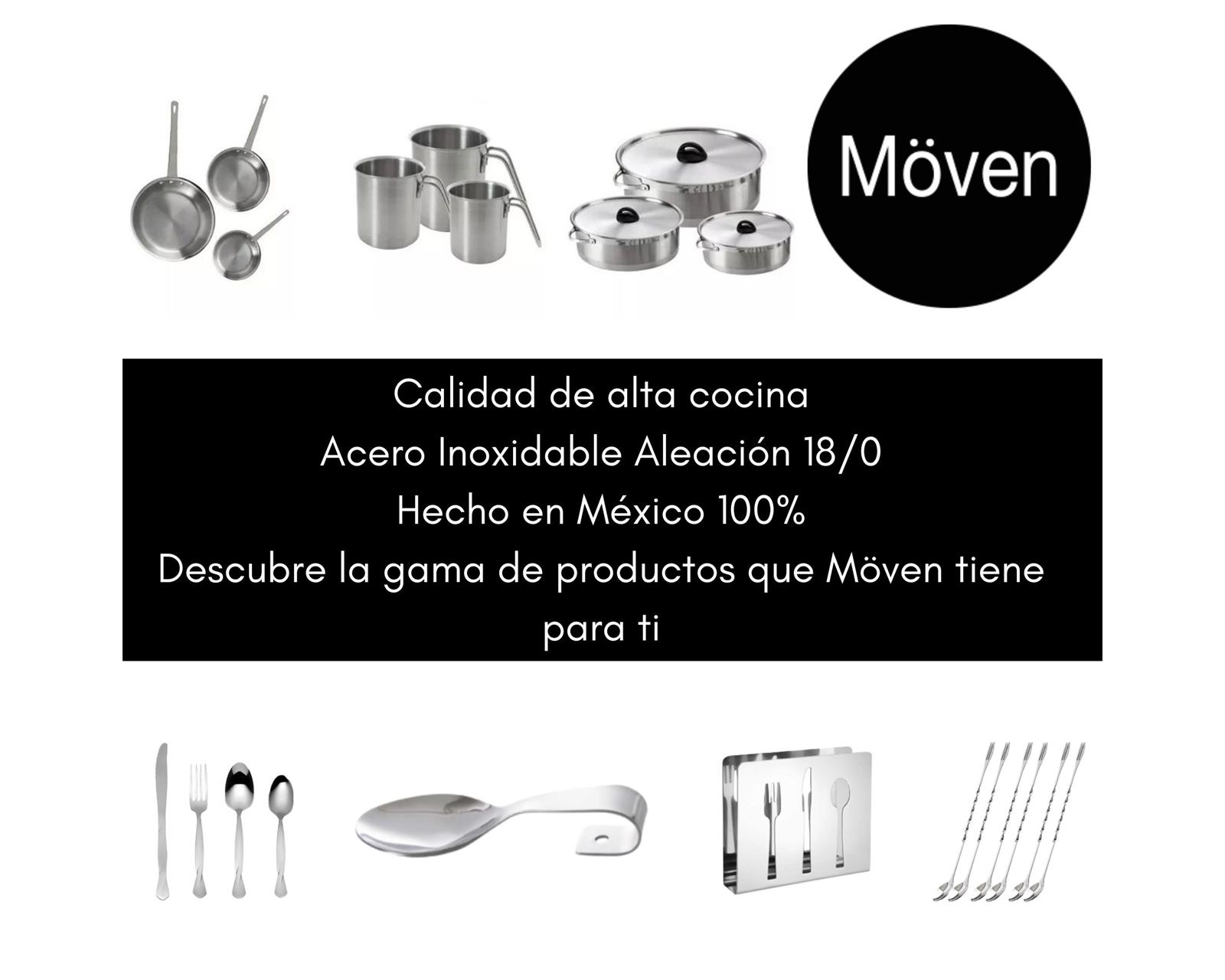 Foto 7 | Olla de Acero Inoxidable Moven con Tapa 20 Litros