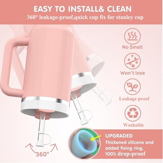 Foto 4 | Set de Tapones contra Derrames para Stanley Cup 2.0, 1,2/0,9 L - Venta Internacional