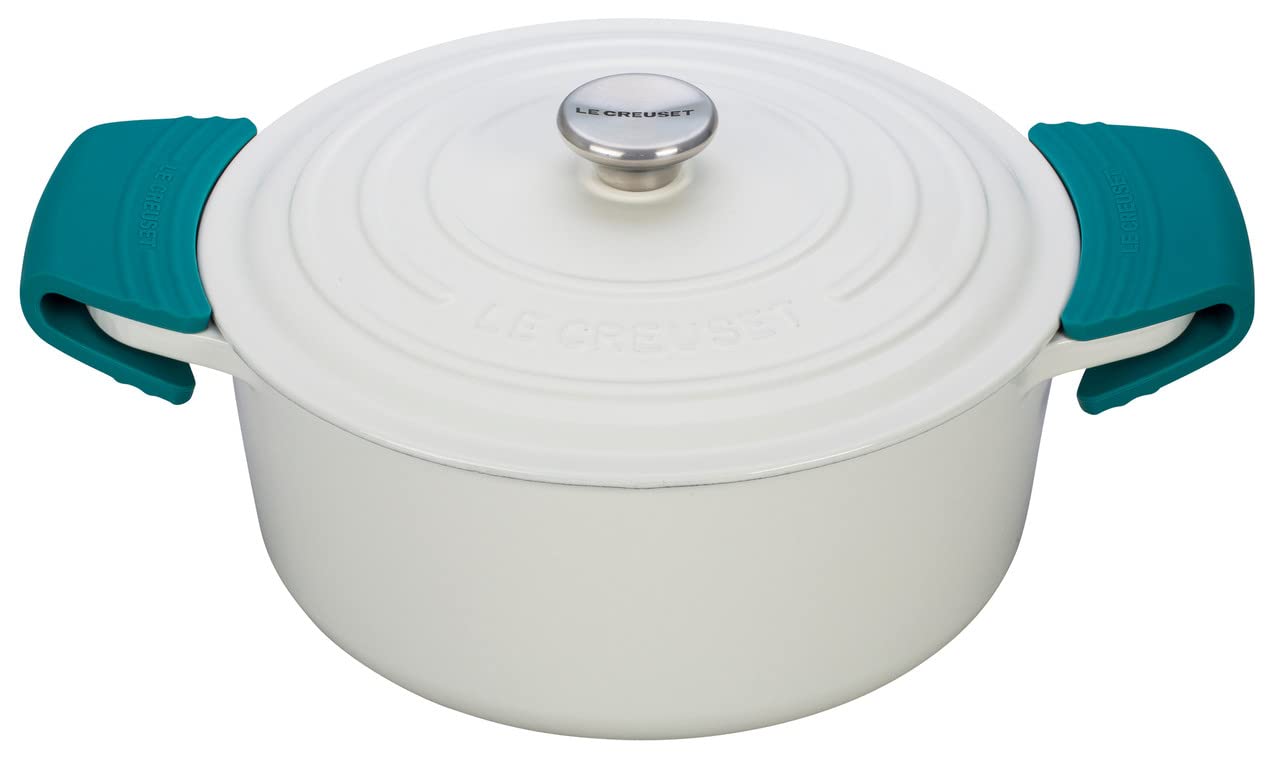 Foto 5 pulgar | Juego De 2 Unidades De Silicona Handle Grips Le Creuset Caribbean - Venta Internacional.