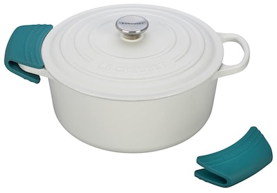 Foto 7 | Juego De 2 Unidades De Silicona Handle Grips Le Creuset Caribbean - Venta Internacional.