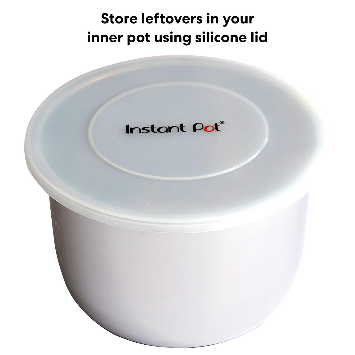 Foto 5 | Maceta Instantánea Con Tapa De Silicona De 5 Y 6 Cuartos De Galón, Color Blanco Transparente - Venta Internacional.