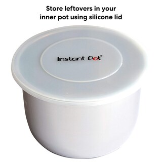 Foto 5 | Maceta Instantánea Con Tapa De Silicona De 5 Y 6 Cuartos De Galón, Color Blanco Transparente - Venta Internacional.