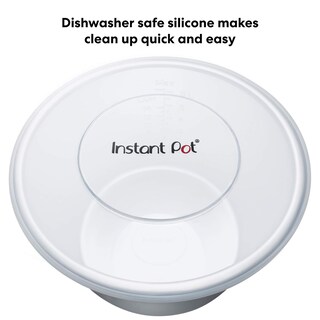 Foto 4 | Pote Instantáneo Con Tapa De Silicona 8 Litros Blanco Transparente - Venta Internacional