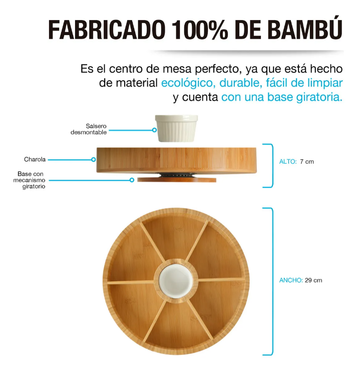 Foto 7 | Botanero De Madera Xtellar