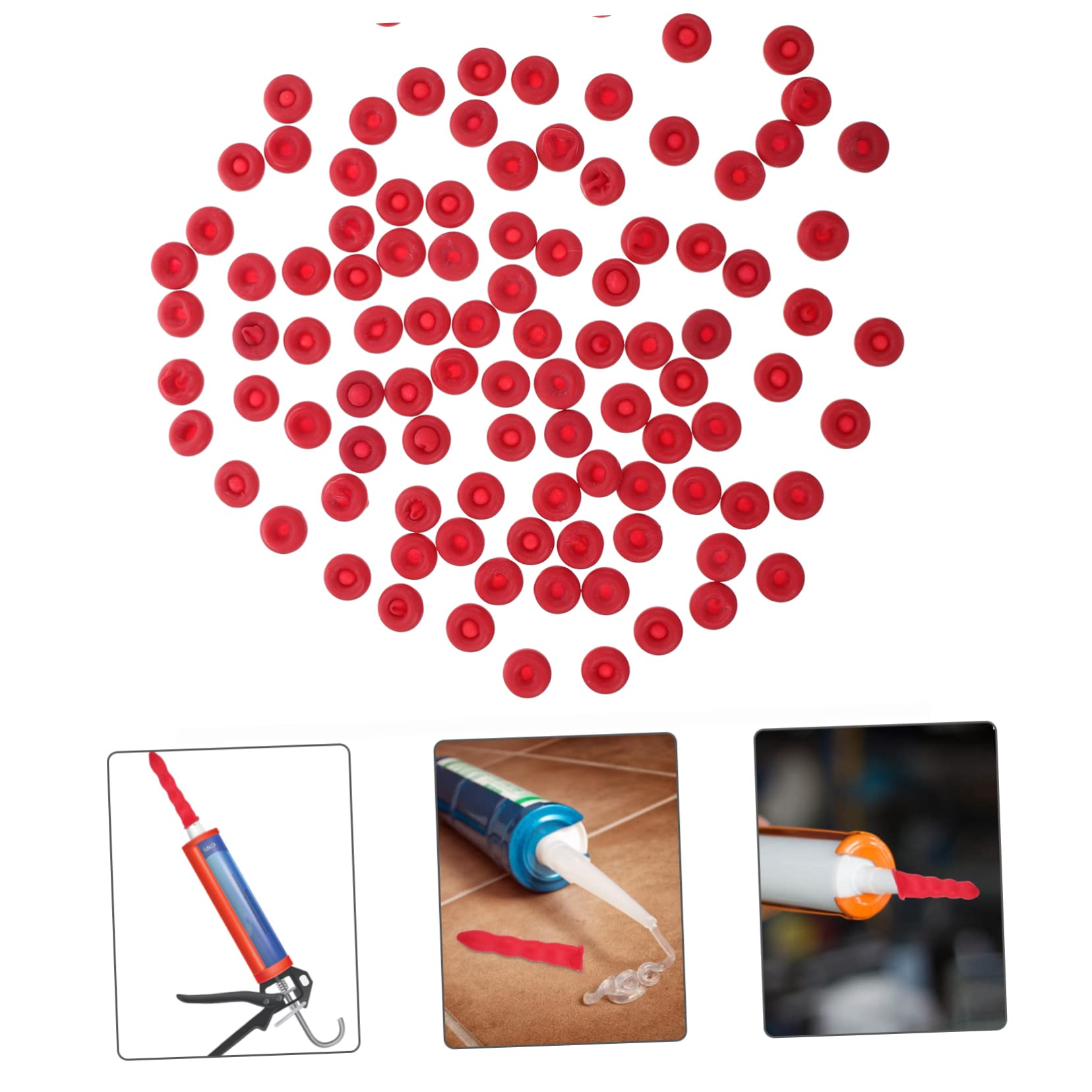 Foto 6 | Tapones Protectores De Calafateo Feltechelectr Rojos, 50 Unidades, Para Tubos De Calafateo - Venta Internacional.
