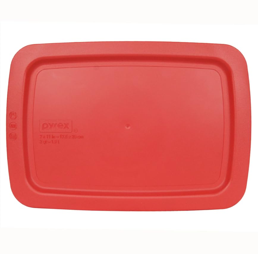 Foto 2 pulgar | Tapa De Almacenamiento De Alimentos Pyrex C-232-pc  2 Cuartos De Galón  Roja  Easy Grab - Venta Internacional.