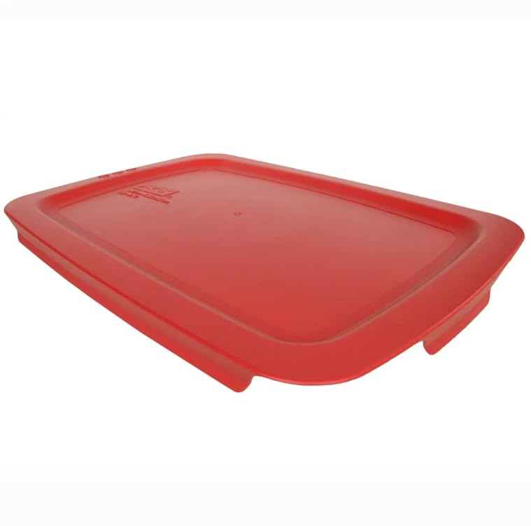 Foto 2 | Tapa De Almacenamiento De Alimentos Pyrex C-232-pc  2 Cuartos De Galón  Roja  Easy Grab - Venta Internacional.