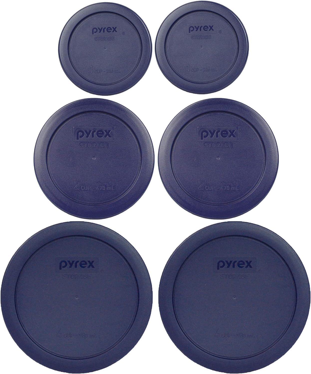 Foto 2 pulgar | Tapas De Repuesto Pyrex 7202-pc 240 Ml 7200 Pc 480 Ml 7201-pc 960 Ml - Venta Internacional.