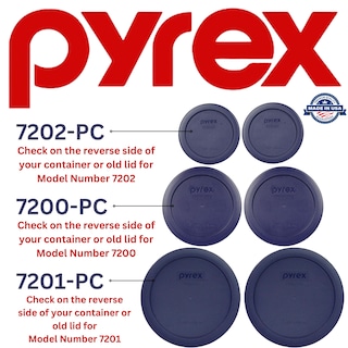 Foto 2 | Tapas De Repuesto Pyrex 7202-pc 240 Ml 7200 Pc 480 Ml 7201-pc 960 Ml - Venta Internacional.