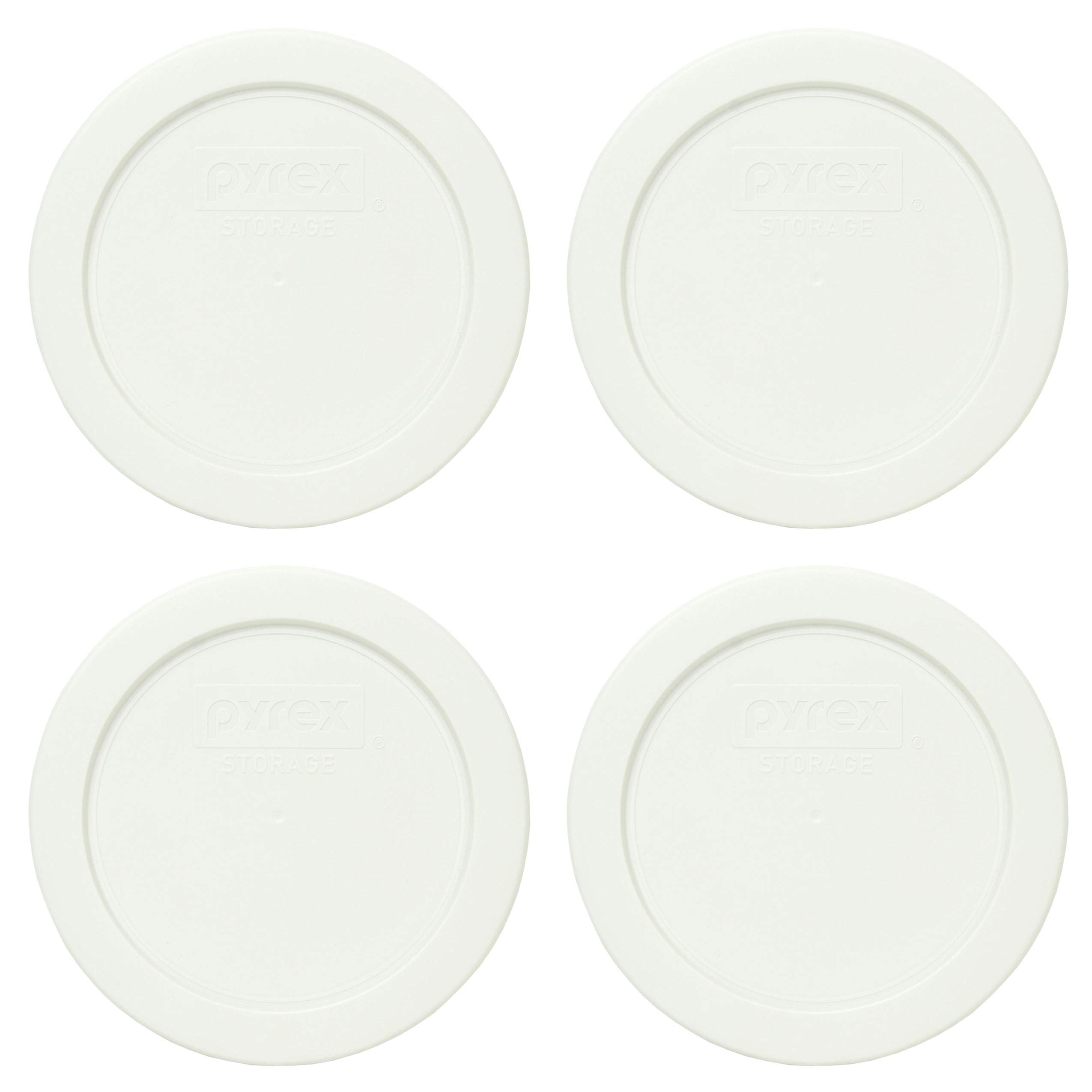 Foto 2 pulgar | Tapa De Almacenamiento De Alimentos Pyrex 7200 Piezas Blanca Redonda De Plástico  Paquete De 4 - Venta Internacional.