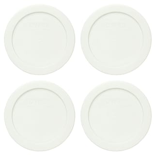 Foto 1 | Tapa De Almacenamiento De Alimentos Pyrex 7200 Piezas Blanca Redonda De Plástico Paquete De 4 - Venta Internacional.