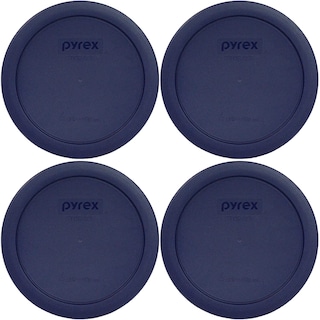 Foto 1 | Tapas De Almacenamiento De Alimentos Pyrex 7201-pc 4 Tazas Azules Redondas - Venta Internacional.