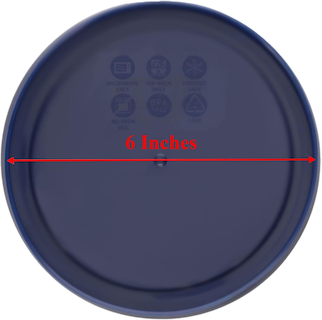 Foto 2 | Tapas De Almacenamiento De Alimentos Pyrex 7201-pc 4 Tazas Azules Redondas - Venta Internacional.