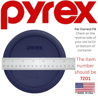 Foto 4 | Tapas De Almacenamiento De Alimentos Pyrex 7201-pc 4 Tazas Azules Redondas - Venta Internacional.