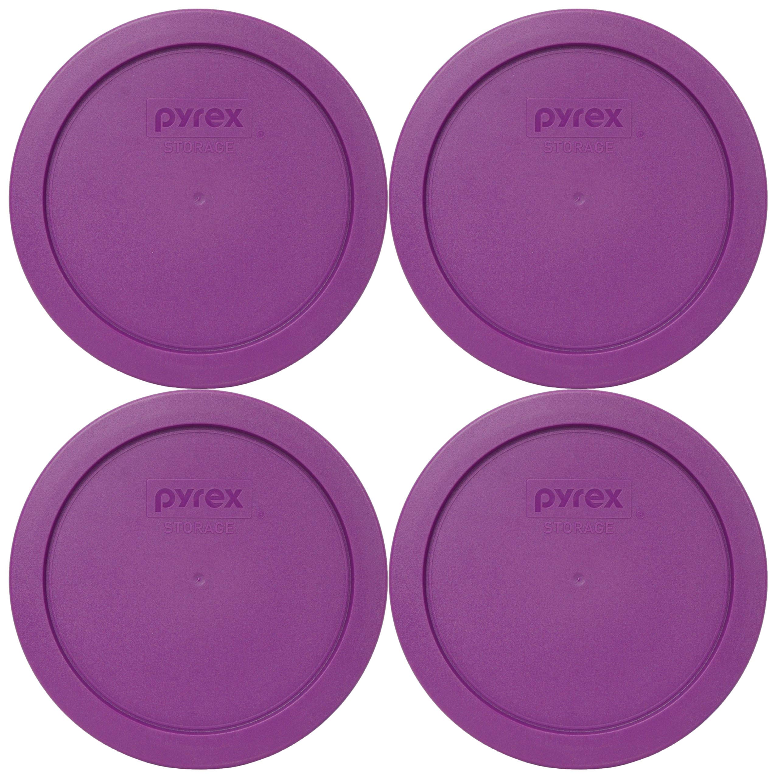 Foto 1 | Tapa De Almacenamiento De Alimentos Pyrex 7201-pc  4 Tazas  Color Morado Cardo - Venta Internacional.