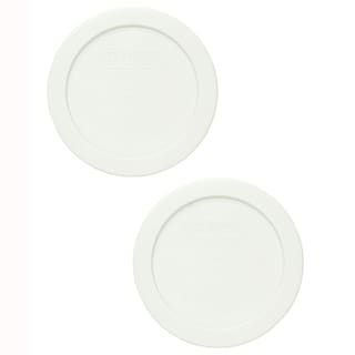 Foto 1 | Tapa De Almacenamiento De Alimentos Pyrex 7200 Piezas Blanca Redonda De Plástico Paquete De 2 - Venta Internacional.