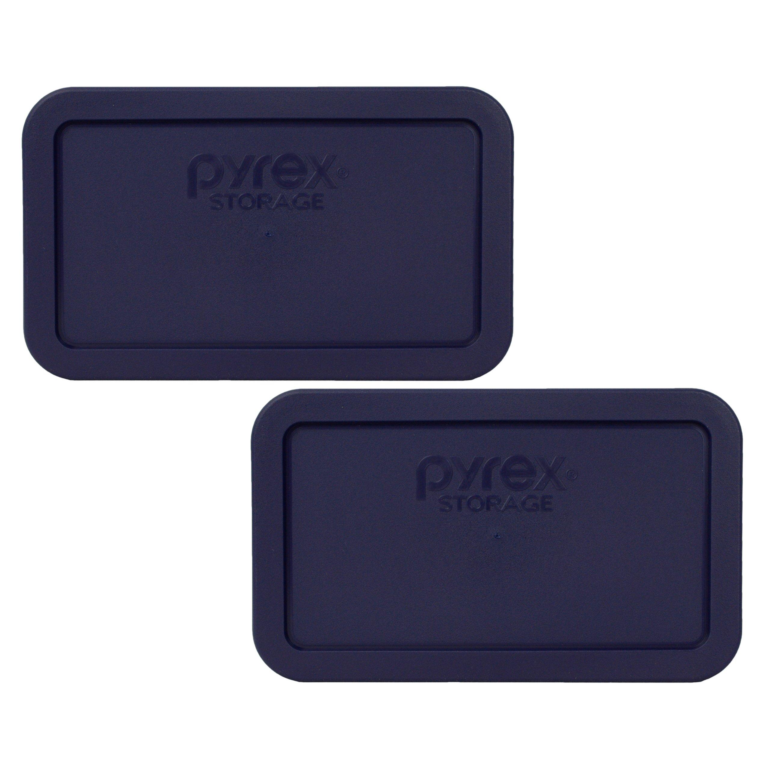 Foto 2 pulgar | Tapas De Almacenamiento De Alimentos Pyrex 7214 Unidades  4 8 Tazas  Azul Oscuro  X2 - Venta Internacional.