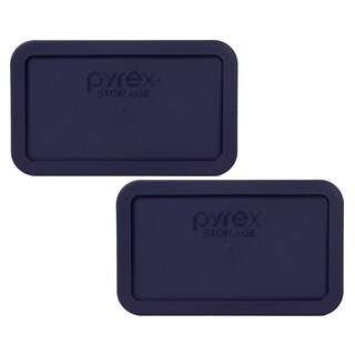 Foto 1 | Tapas De Almacenamiento De Alimentos Pyrex 7214 Unidades 4 8 Tazas Azul Oscuro X2 - Venta Internacional.