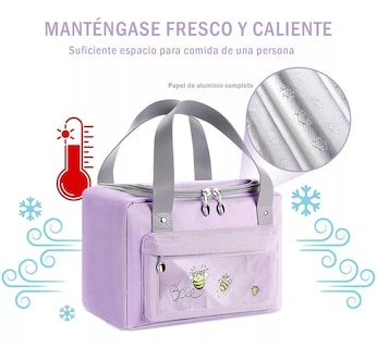 Foto 3 | Lonchera Térmica Portátil BELUG Frío/Caliente Morado