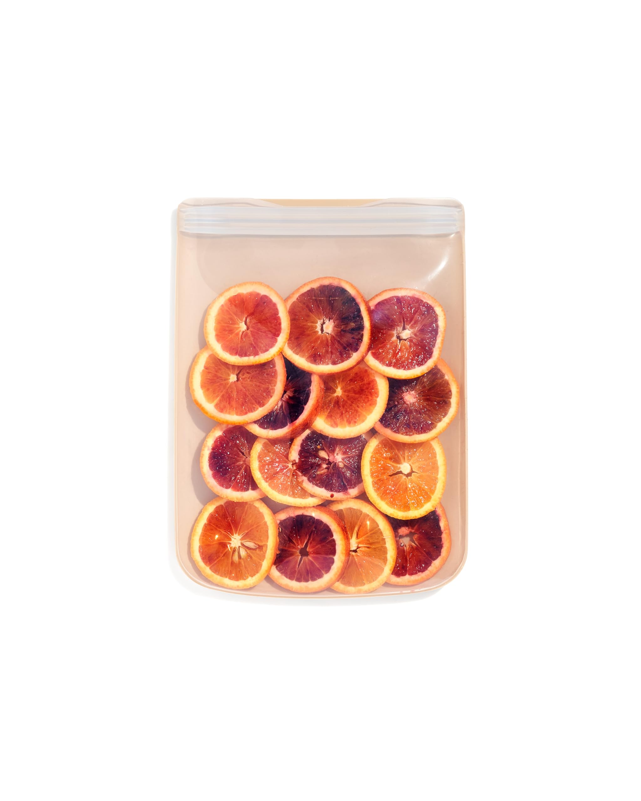 Bolsa De Almacenamiento Reutilizable De Silicona W&p Porter Sandwich, 1,36 L, Avena - Venta Internacional.