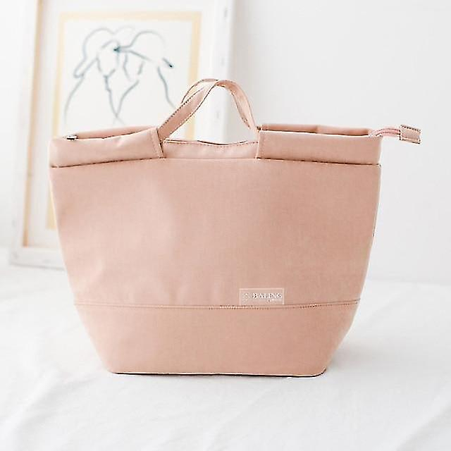 Foto 2 pulgar | Bolsa Refrigeradora De Almuerzos Y Pañales Huoguo, Color Liso, Rosa - Venta Internacional.
