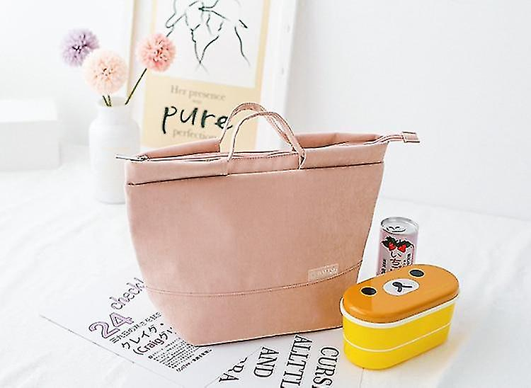 Foto 2 | Bolsa Refrigeradora De Almuerzos Y Pañales Huoguo, Color Liso, Rosa - Venta Internacional.