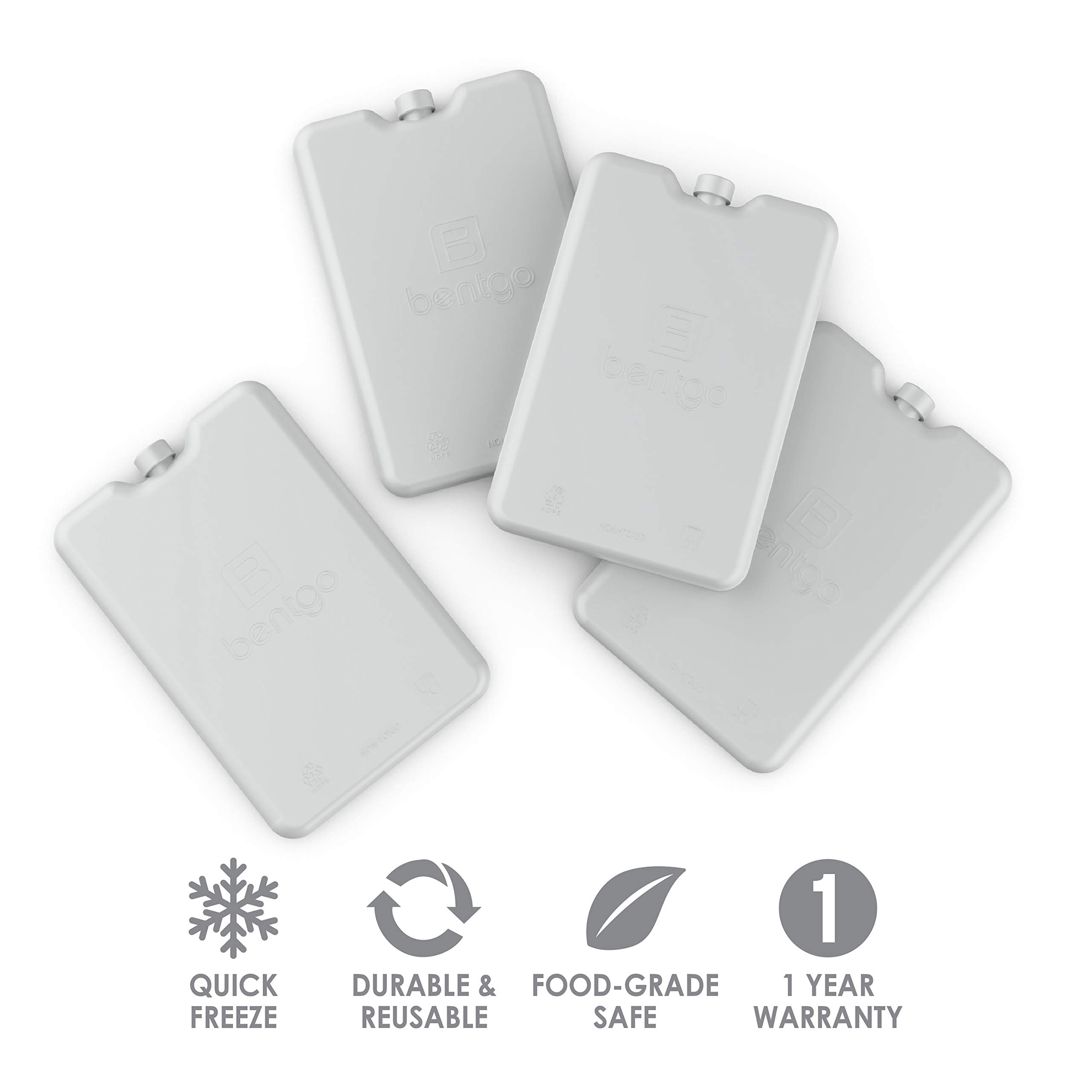 Foto 3 | Enfriadores Ice Packs Bentgo Ice Lunch, Paquete De 4 (gris) - Venta Internacional.