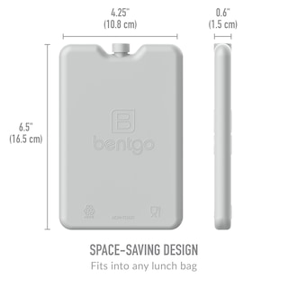 Foto 6 | Enfriadores Ice Packs Bentgo Ice Lunch, Paquete De 4 (gris) - Venta Internacional.
