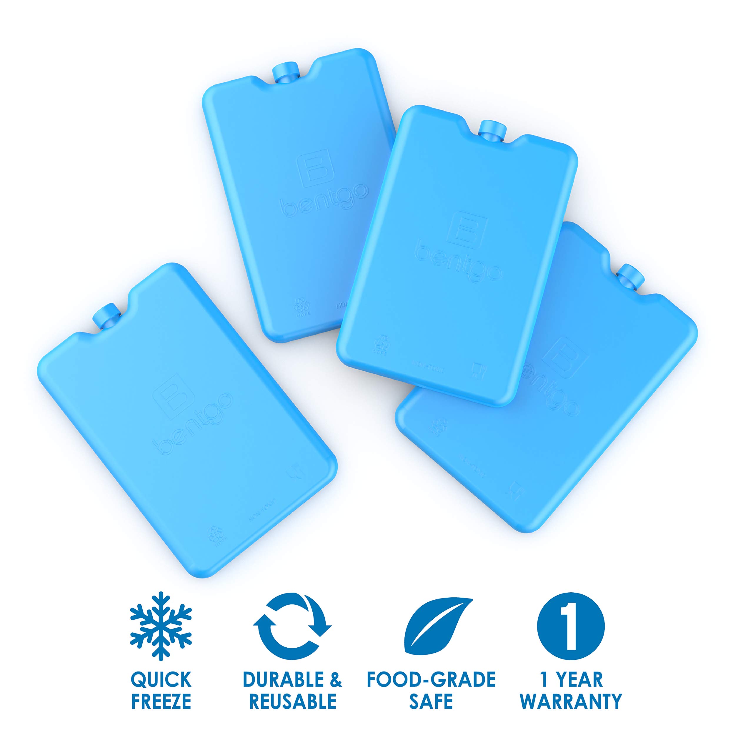 Foto 4 pulgar | Enfriadores Ice Packs Bentgo Ice Lunch, Paquete De 4 Unidades (azules) - Venta Internacional.