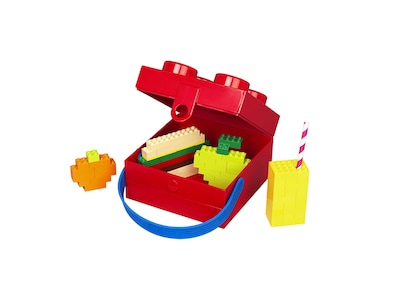 Foto 5 | Lunchbox Room Copenhagen Lego - Caja De Transporte De Mano Con 4 Asas Color Azul - Venta Internacional.