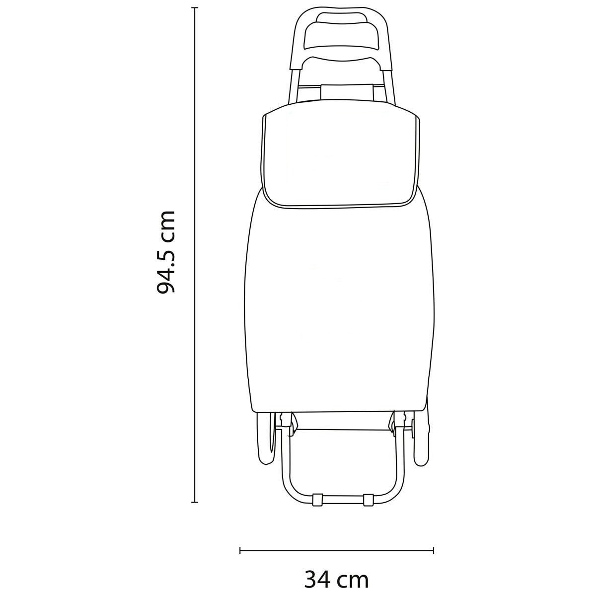 Foto 5 | Carro para Supermercado Storyland con Bolsa Desmontable Negra