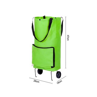 Foto 4 | Bolsa de Compras con Ruedas Plegable