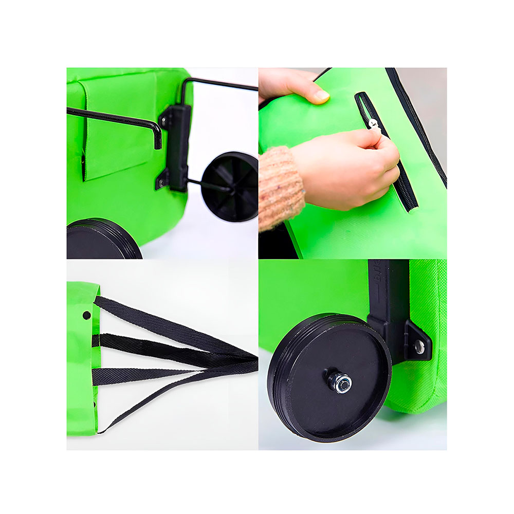 Foto 5 | Bolsa de Compras con Ruedas Plegable