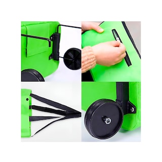 Foto 5 | Bolsa de Compras con Ruedas Plegable