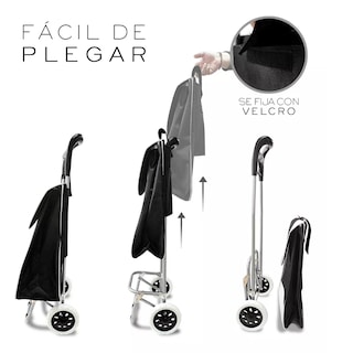 Foto 3 | Carrito Plegable Multiusos Eo Safe Imports Esi-17743 Negro