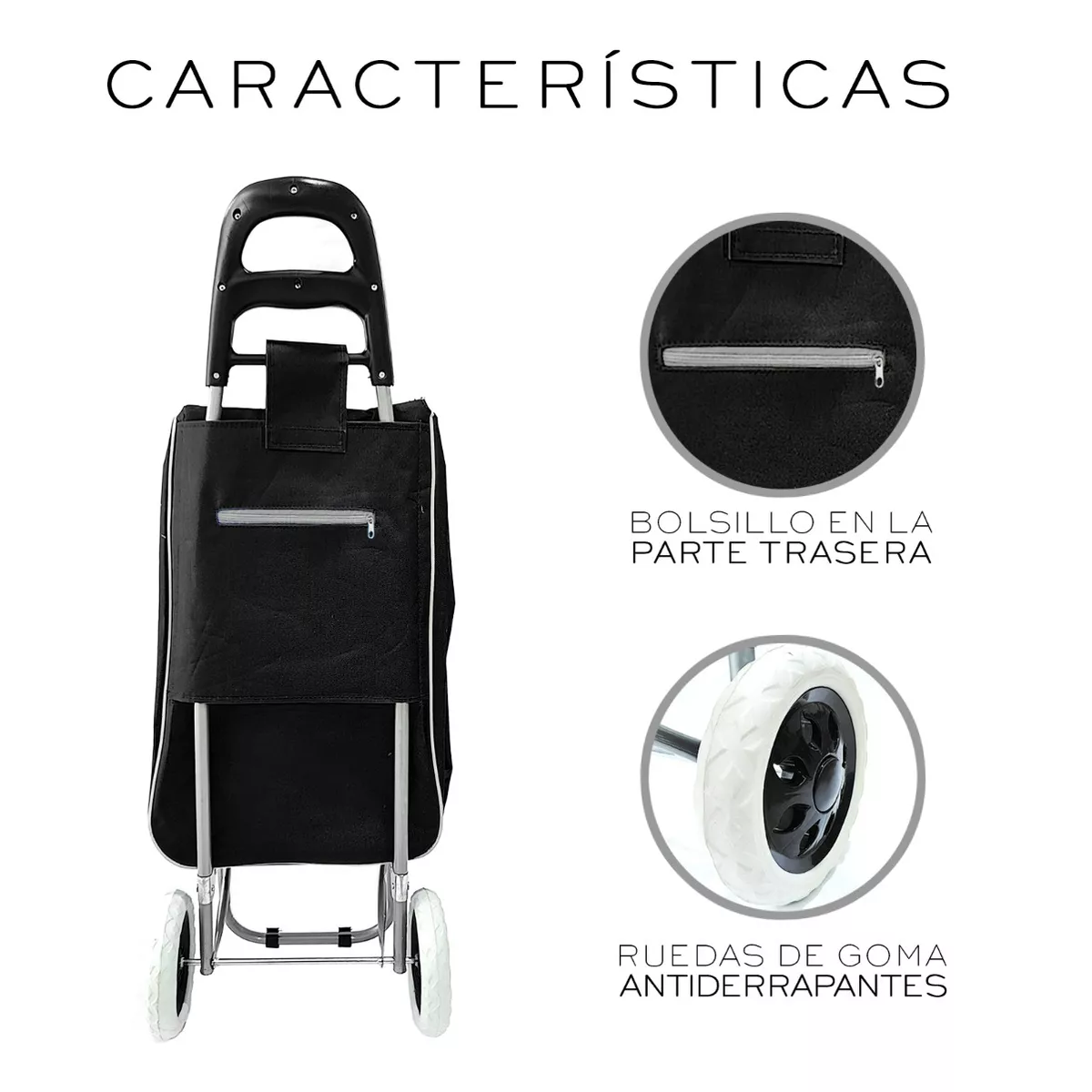 Foto 4 | Carrito Plegable Multiusos Eo Safe Imports Esi-17743 Negro