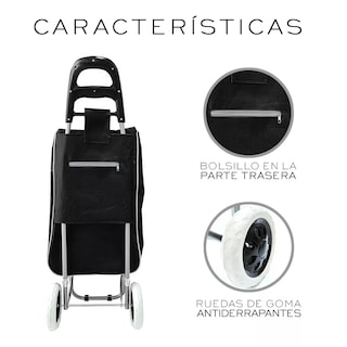 Foto 4 | Carrito Plegable Multiusos Eo Safe Imports Esi-17743 Negro