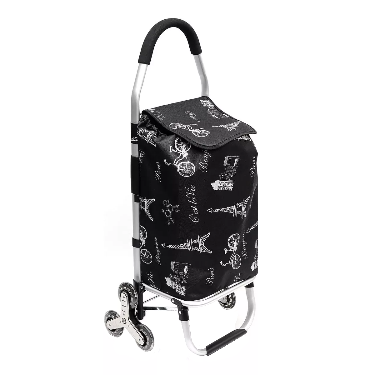 Foto 2 pulgar | Carrito de Compras con Bolsa de Lona Impermeable Eo Safe Imports Negro